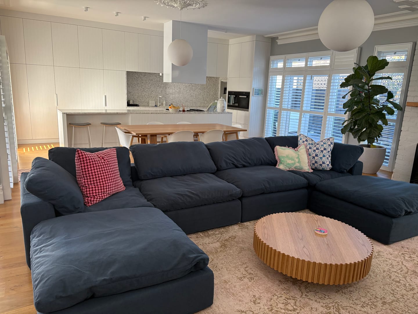 Customer photo review of Cloud Classic Modular | Customizable Corner Sofa Feather Down