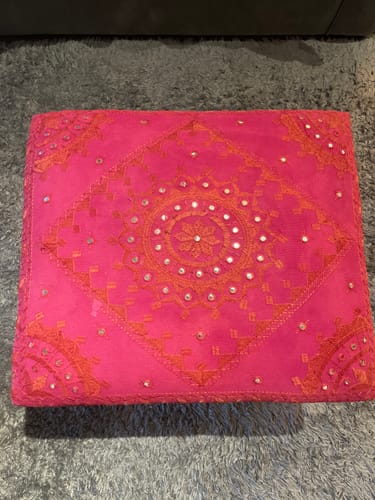 Customer photo review of Fabric Paint -- Raspberry