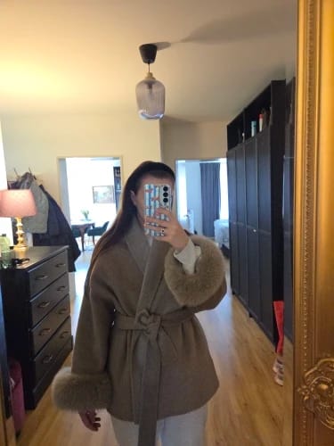 Customer photo review of Velluto | Wool Coat