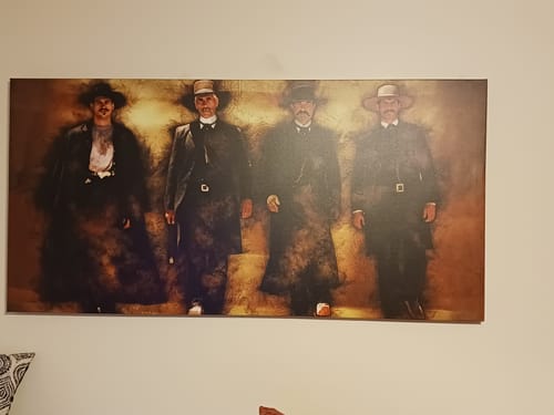 Customer photo review of Tombstone Canvas Set