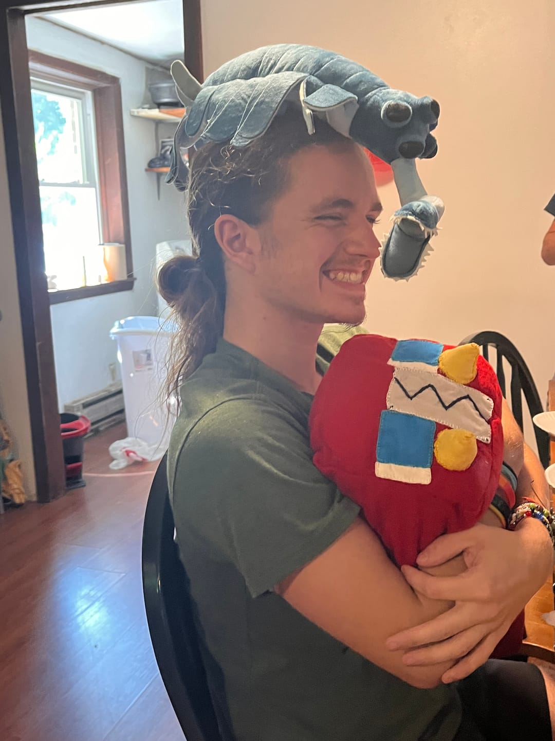 Customer photo review of Opabinia Regalis Soft Stuffed Plush Toy