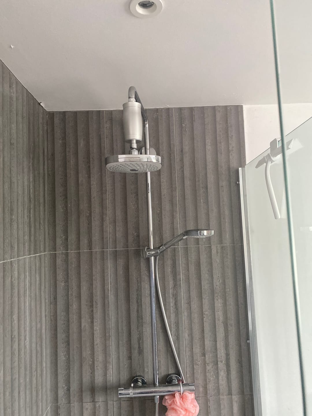 Customer photo review of The Gaia Shower Filter