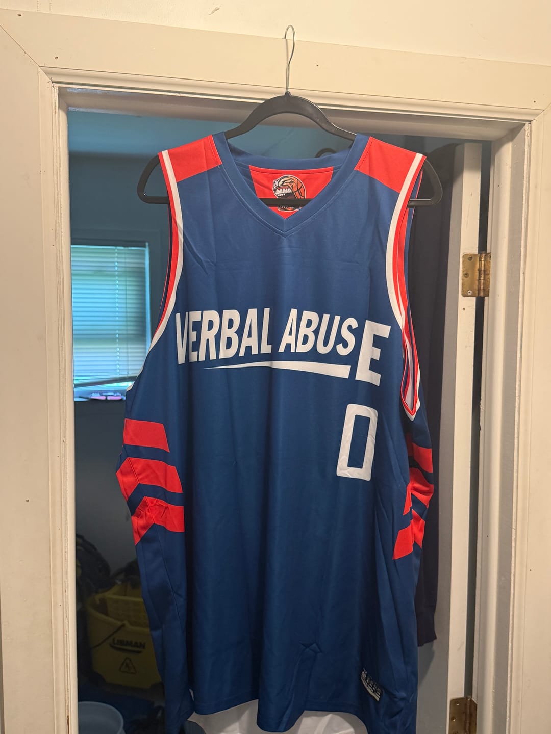 Customer photo review of Custom Navy White Reversible Double Side Tops Basketball Jersey