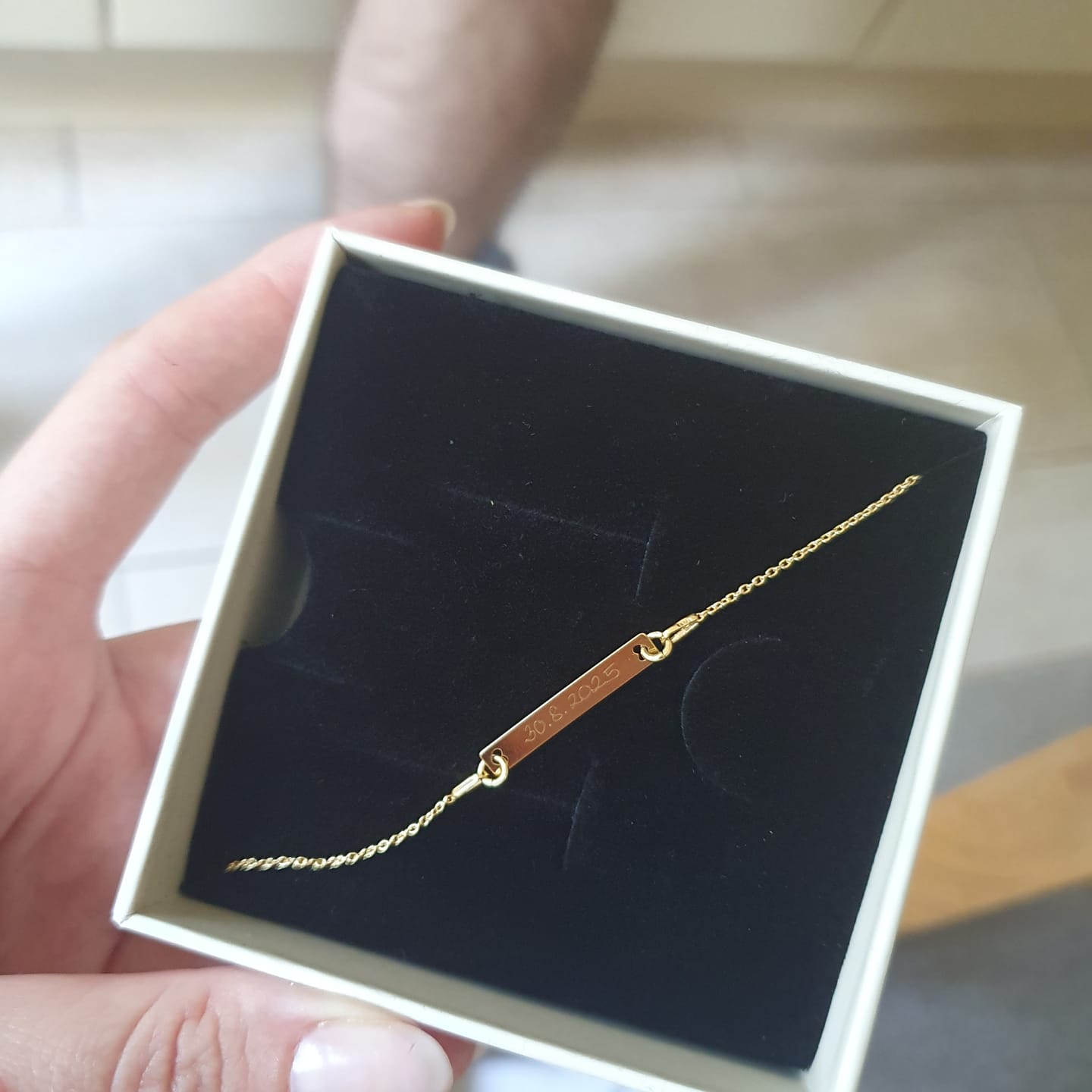 Customer photo review of Gravur Rückseite