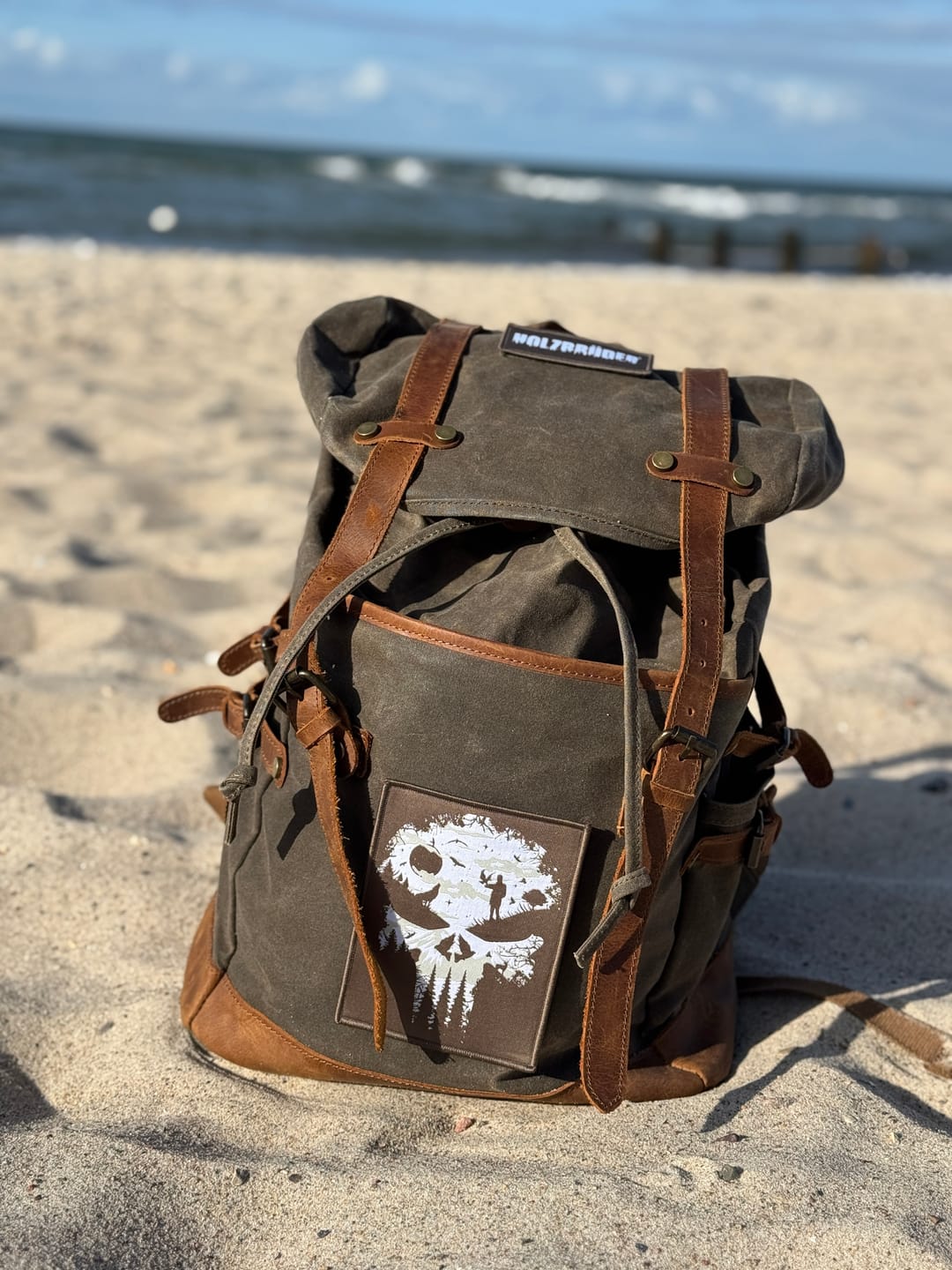 Customer photo review of Rucksack mit Patch (🌲)