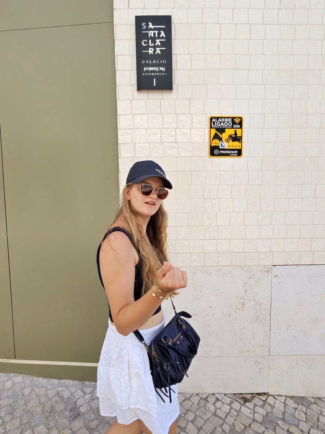 Customer photo review of Mini it girl bag navy