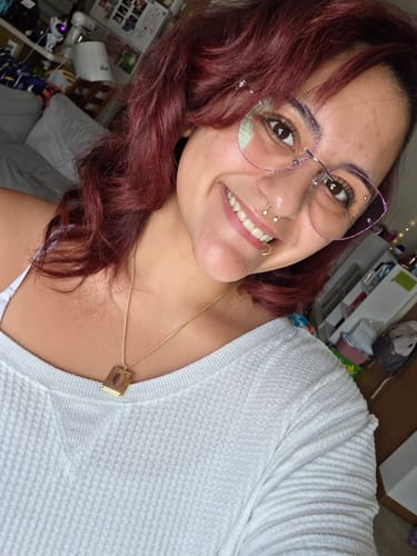 Customer photo review of Nina Eyeglasses