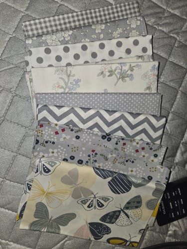 Customer photo review of Silver Serenity - Fat Quarter Bundle