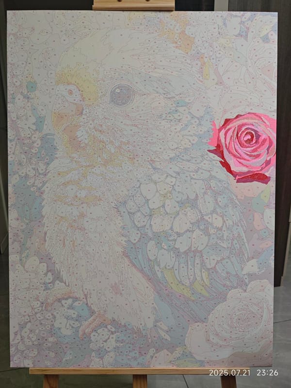 Customer photo review of A Colorful Parrot