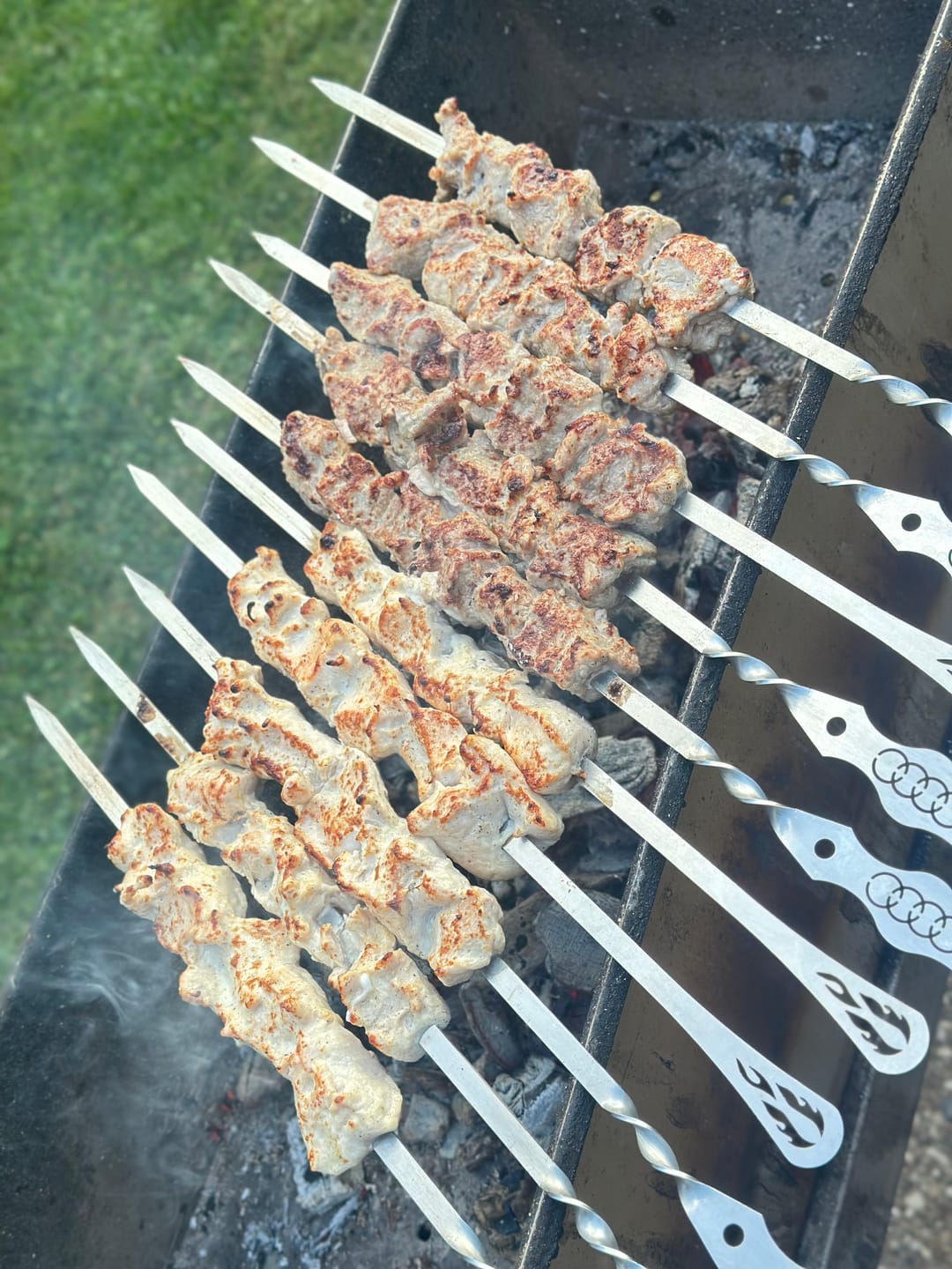 Customer photo review of Schweine-Schaschlik Knoblauch-Pfeffer – würzig & traditionell | mySchaschlik