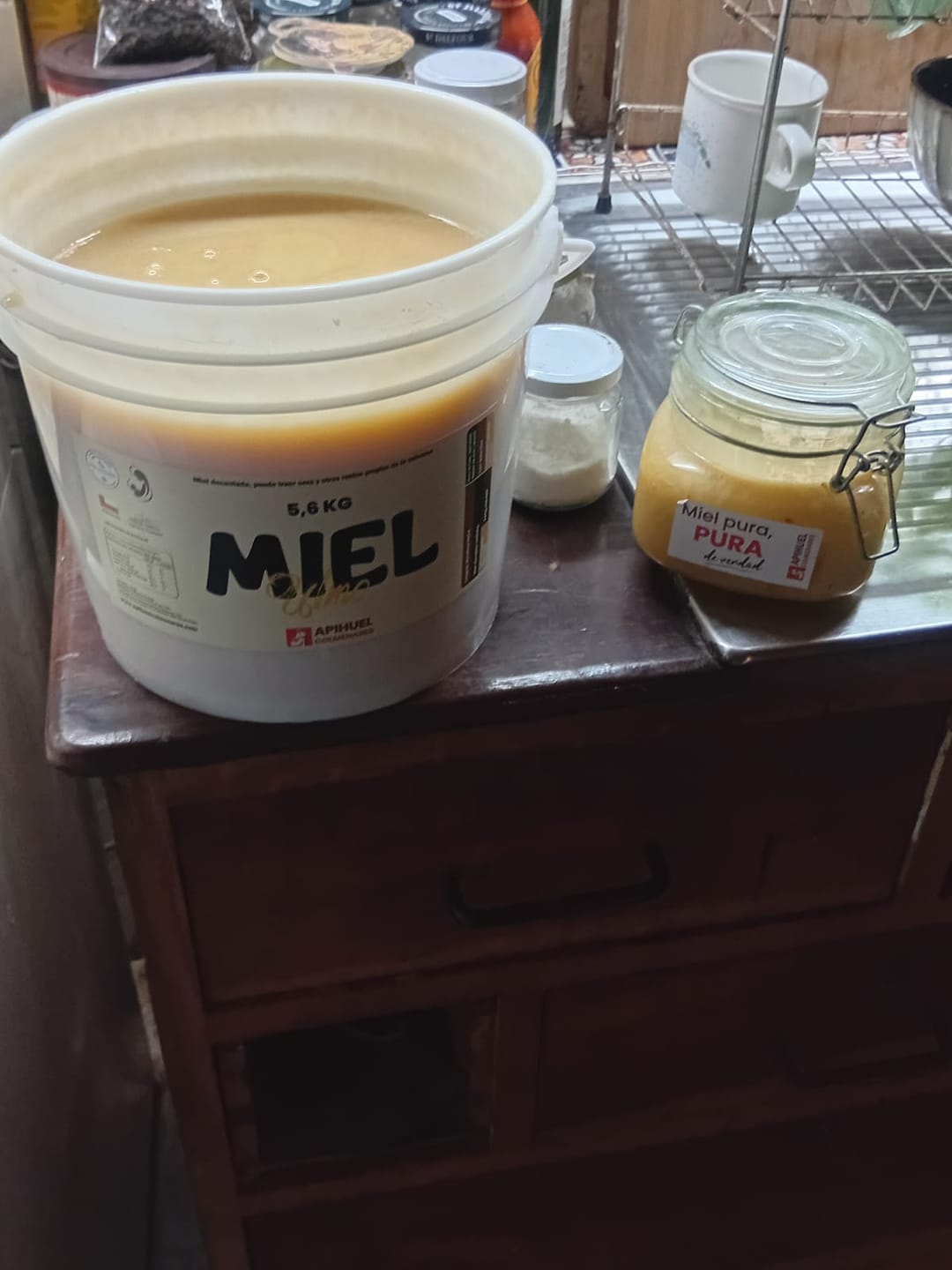 Customer photo review of Balde Miel de Ulmo 5,6 kg + envío GRATIS