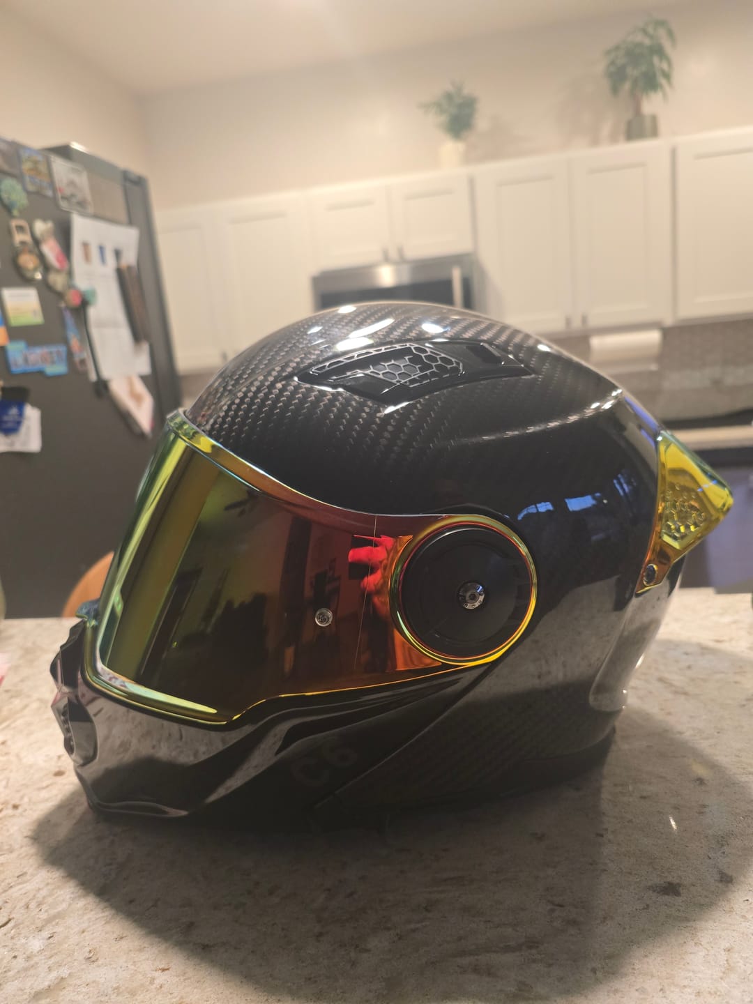 Customer photo review of D.O.T. & ECE Daytona C6- Grey Carbon Fiber