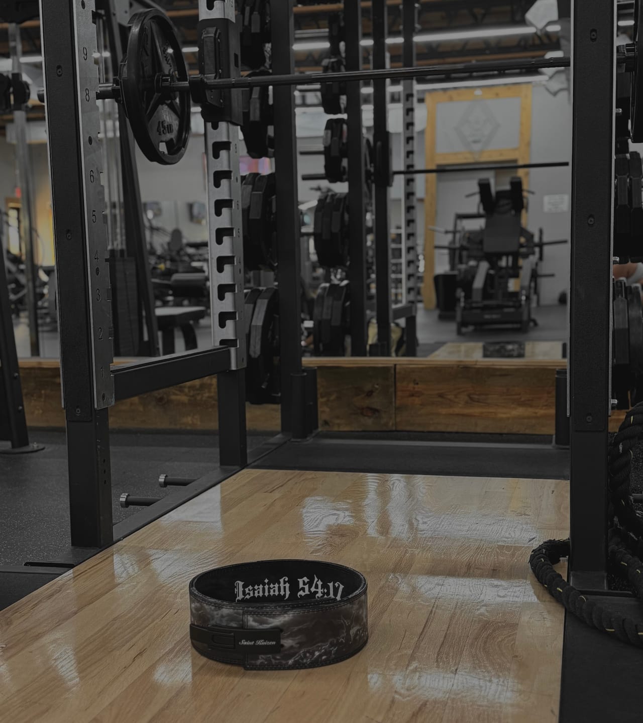 Customer photo review of Fear Not Lever Belt
