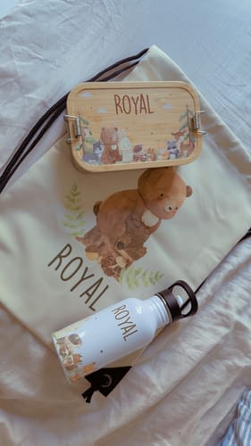 Customer photo review of Schulset & Kita Starterset: Brotdose mit Trinkflasche für Kinder