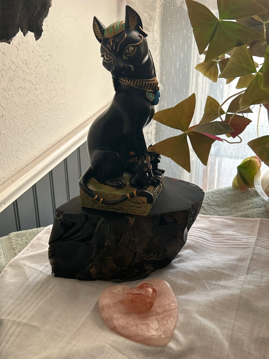 Customer photo review of Hematoid Rose Quartz Heart
