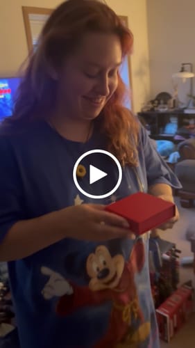 Customer video review of Soulmate Custom Embroidered Photo Hoodie