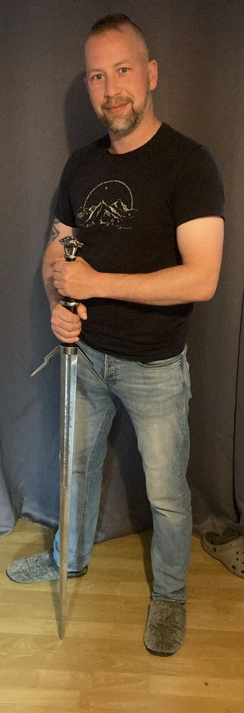 Customer photo review of Geralt of Rivia's Silver Sword - The Witcher