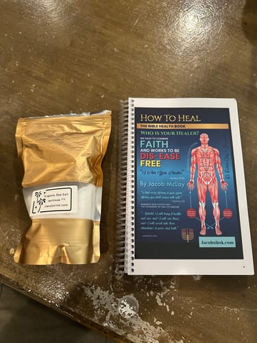 Customer photo review of Health Bible (Print + Digital) + Salt