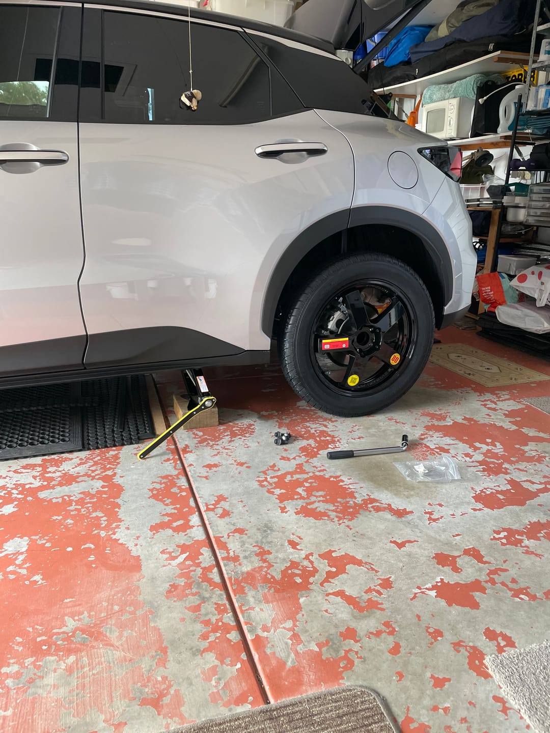 Customer photo review of Lexus LBX Space Saver Spare Wheel Kit - HUB CENTRIC - Braumach Spare Wheel Kit All Models - 2024-2026