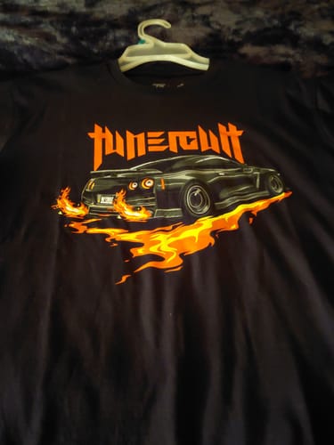 Customer photo review of FLAMETHROWER TEE (LIMITED EDITION)