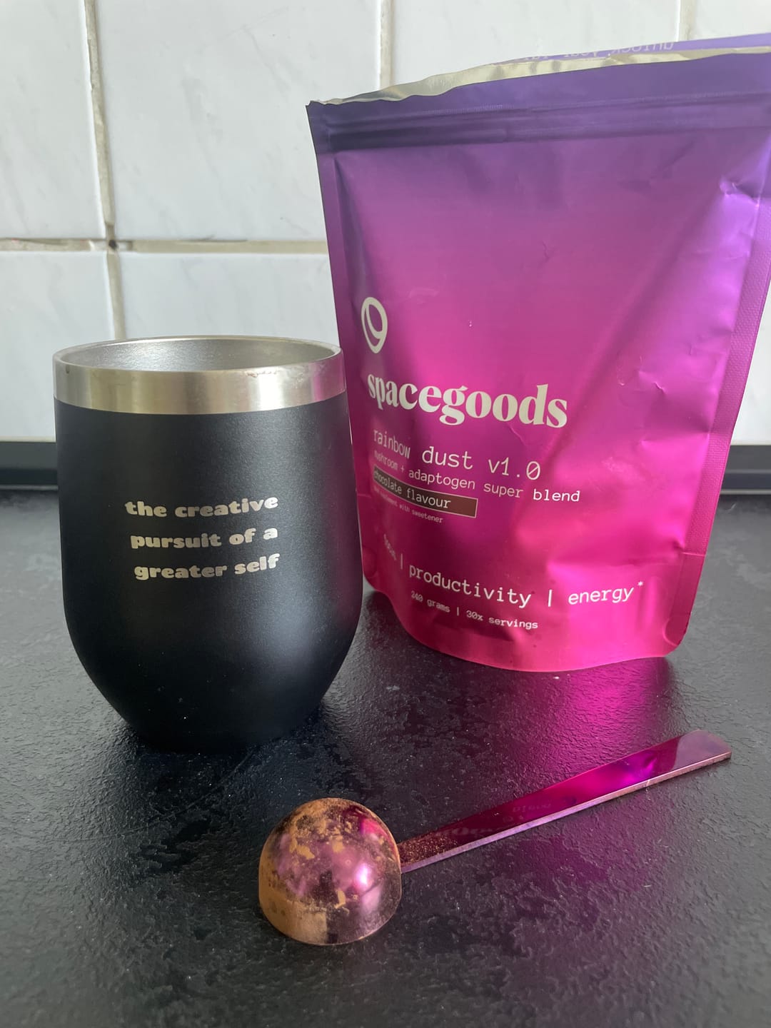 Customer photo review of rainbow dust starter kit