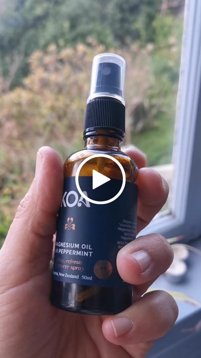Customer video review of Mini Magnesium Oil with Peppermint