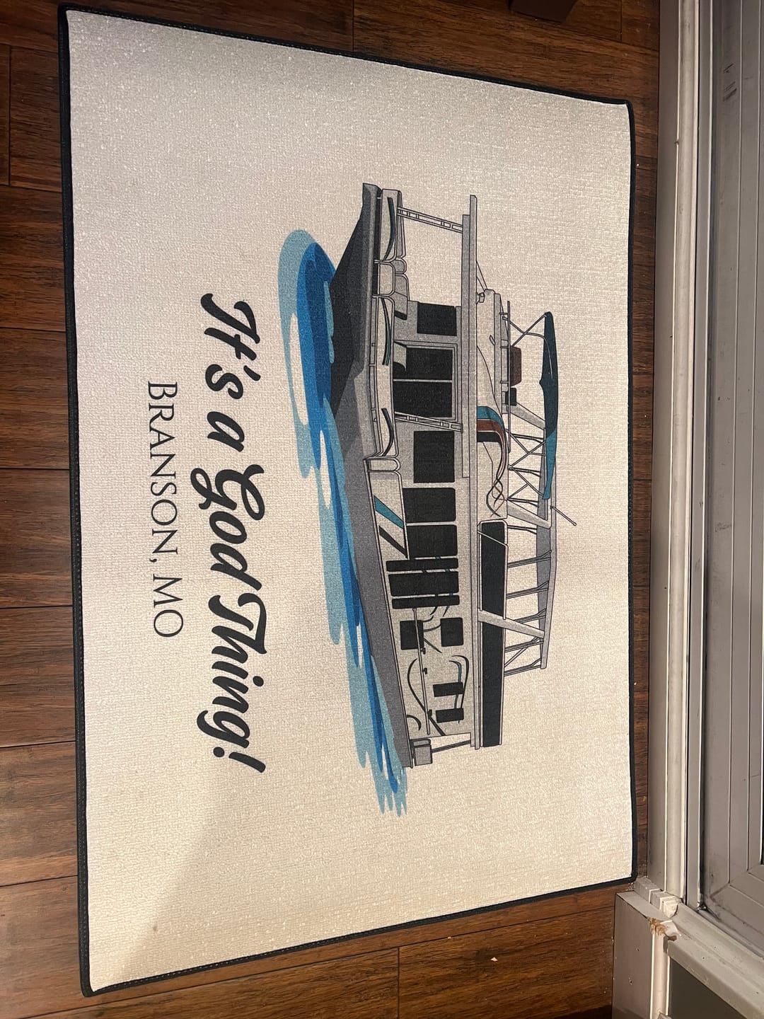 Customer photo review of Custom Indoor/Outdoor Dock Mat