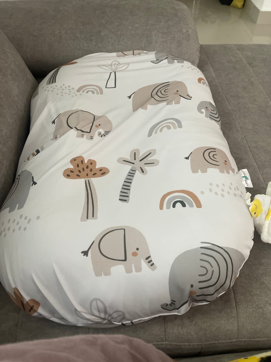 Customer photo review of Organic Kapok Infant Lounger | Co-Sleeping, Lounging, Play-Time