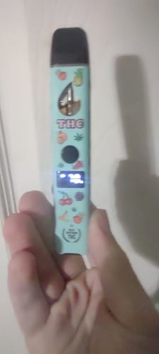 Customer photo review of Gold Spectrum Fruity THCA 2mL Disposable
