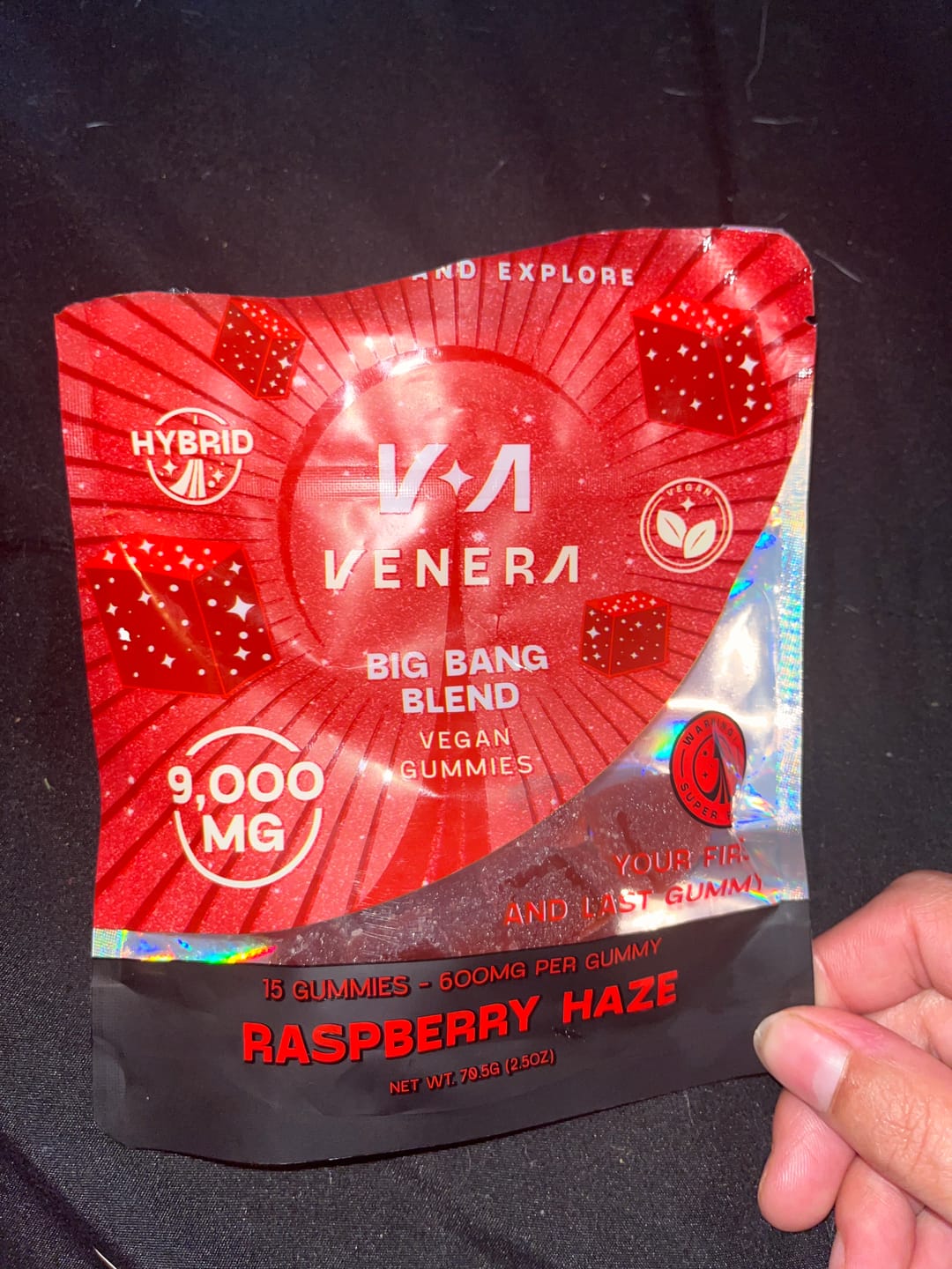 Customer photo review of D9 THCP + THCA Gummies
