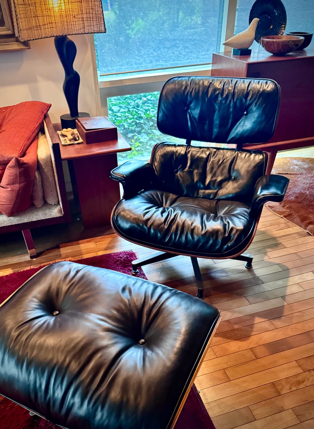 Customer photo review of Eames Lounge Chair Replacement Seat or Ottoman Cushion