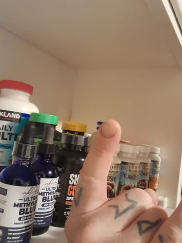 Customer photo review of (2 Pack) Ultra Methylene Blue