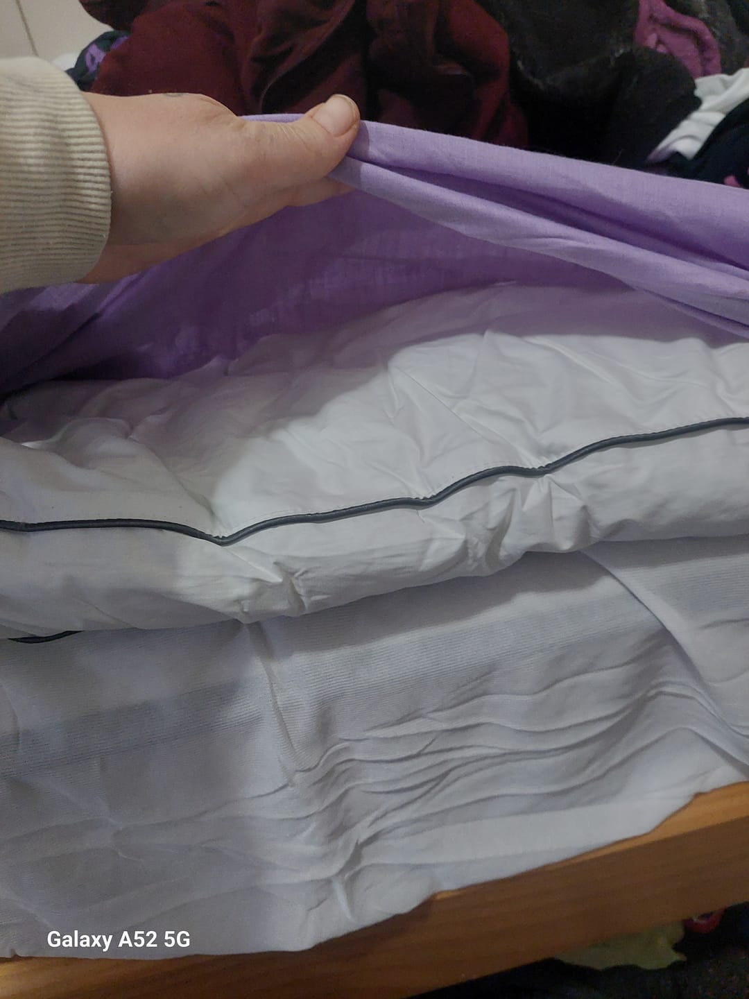 Customer photo review of Luxury Mattress Topper
