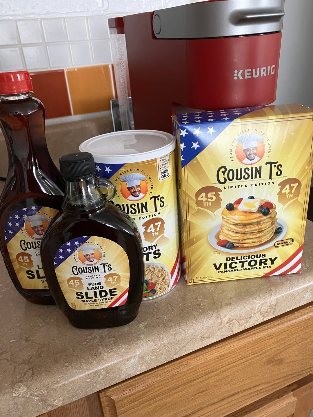 Customer photo review of Cousin T's Buttermilk Gourmet Pancake Mix