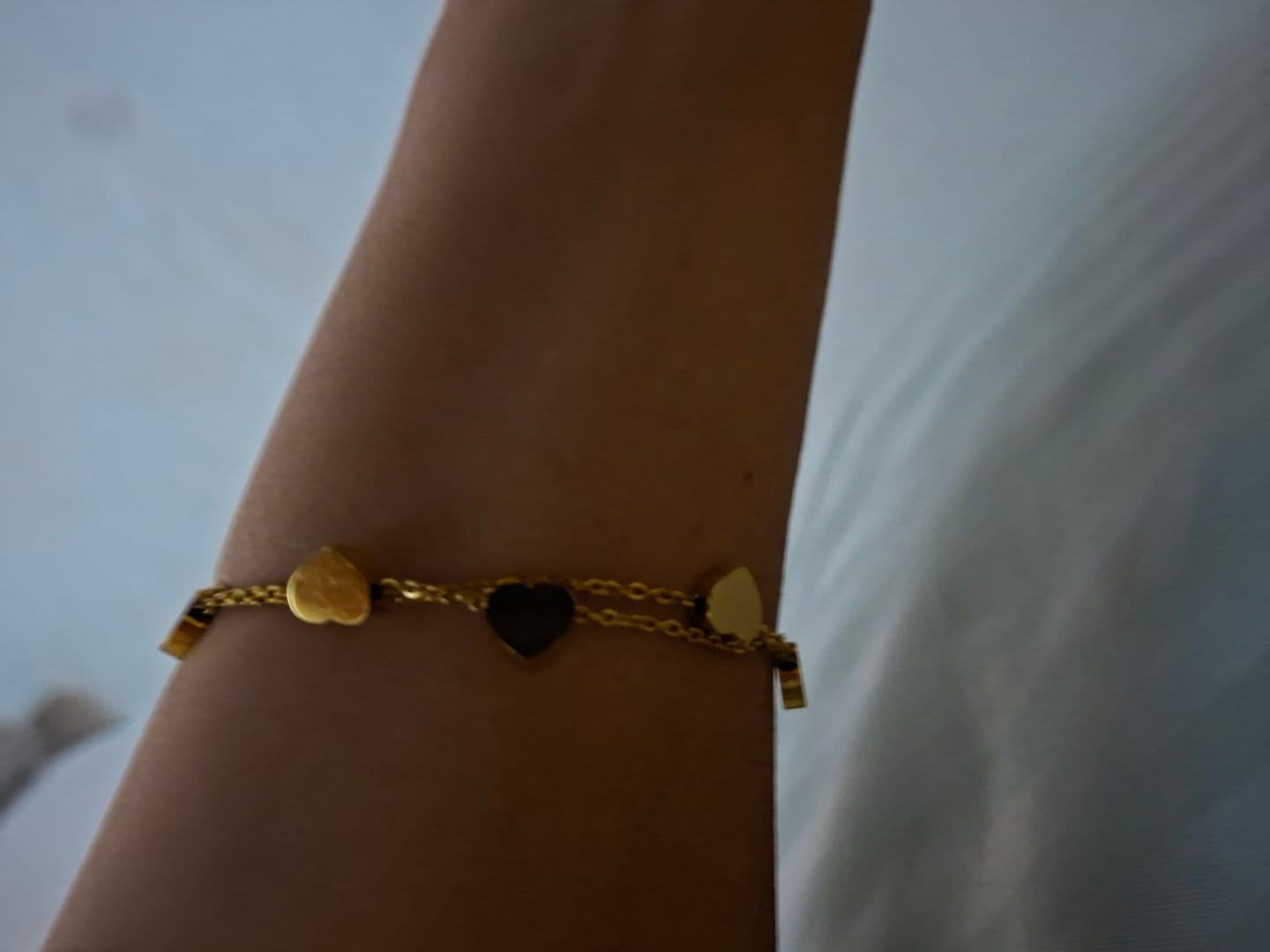 Customer photo review of Bratara Infinite Hearts