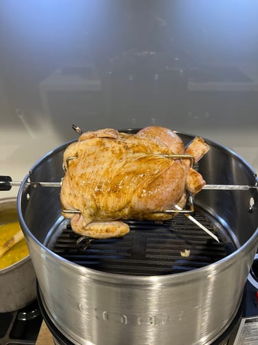 Customer photo review of COBB Rotisserie with Dome Extension