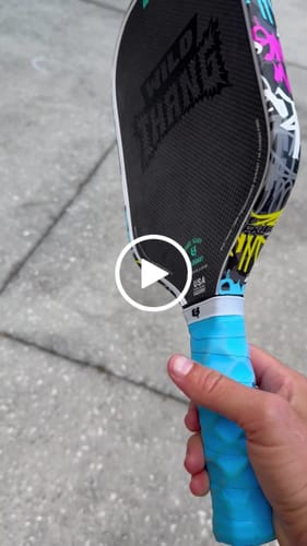 Customer video review of The Wild Thang 16mm Pickleball Paddle