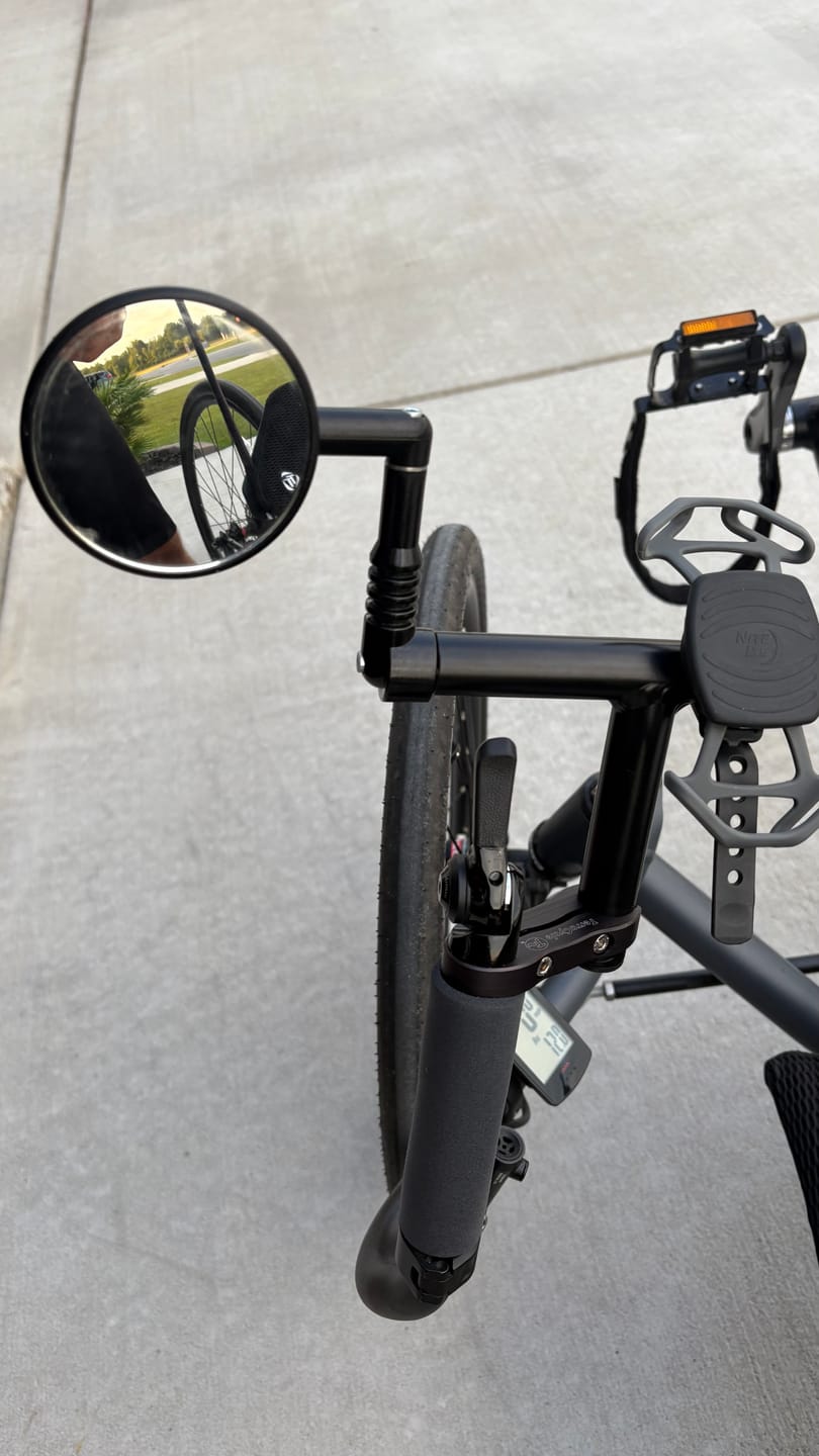 Customer photo review of Bar End Shifter Mount