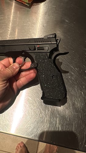 Customer photo review of CZ Shadow 2 Carbide Grips