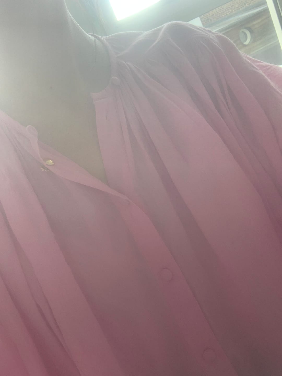 Customer photo review of Blouse cig rose fluo - Laurence bras
