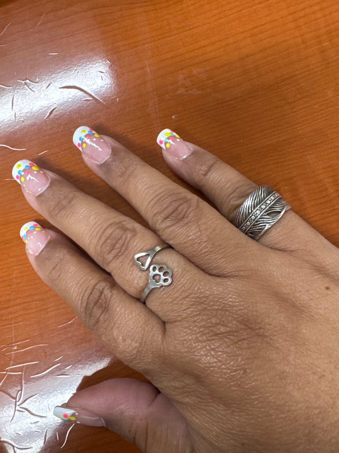 Customer photo review of Dog Love Ring