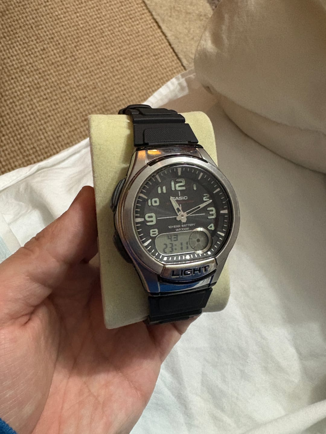 Customer photo review of Correa De Repuesto Casio Bands 10212268 (AQ-180W, W-213)