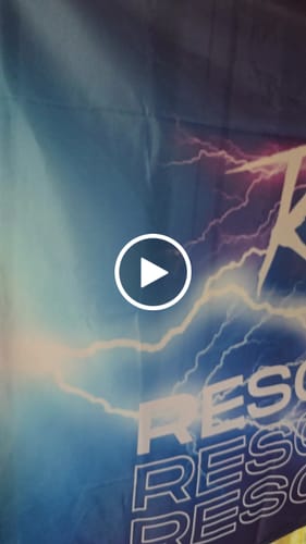 Customer video review of Fahne inkl. Druck