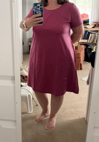Customer photo review of Georgie Dress • Final Sale Deals! - Mulberry