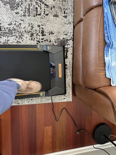 Customer photo review of BestGod T1 Classic 5% Incline Under Desk Walking Pad, 330 Lbs