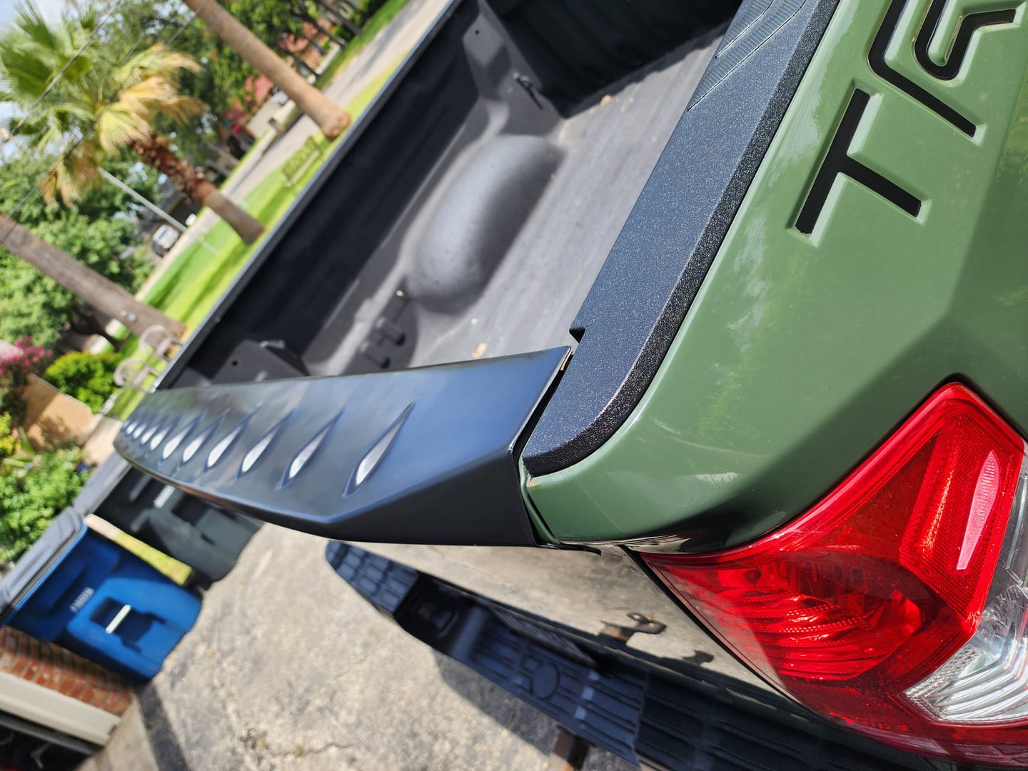Customer photo review of 2014-21 Toyota Tundra Rear Trunk Tailgate Spoiler
