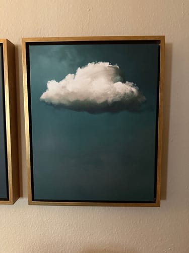 Customer photo review of Vintage Cloud No2 Print