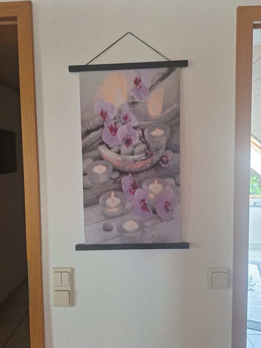 Customer photo review of Holzrahmen mit Magnetverschluss für Diamond Painting