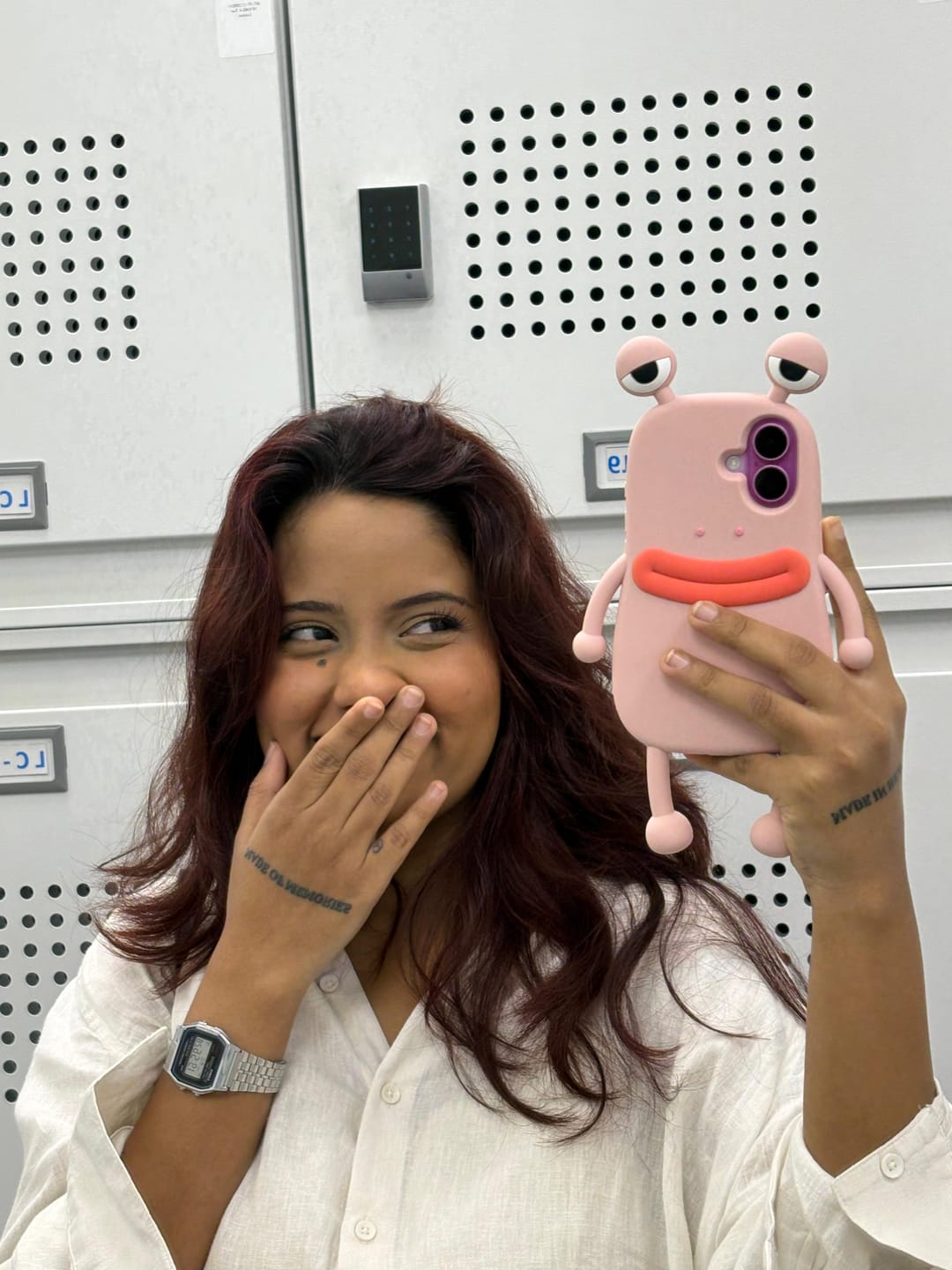 Customer photo review of Cute 3D Cartoon Frog Shockproof Rubber Silicone iPhone Case
