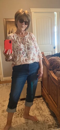 Customer photo review of Lovestitch Moonflower Lace Blouse